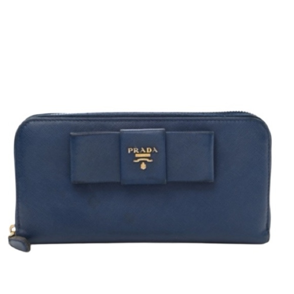 Prada Saffiano Fiocco Bow Wallet